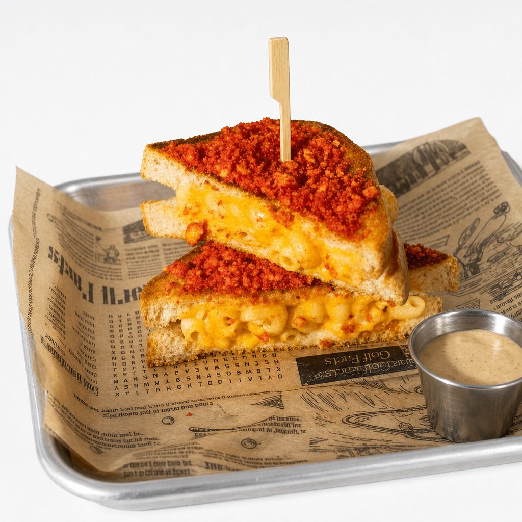 The Flamin' Malden Grilled Cheese.