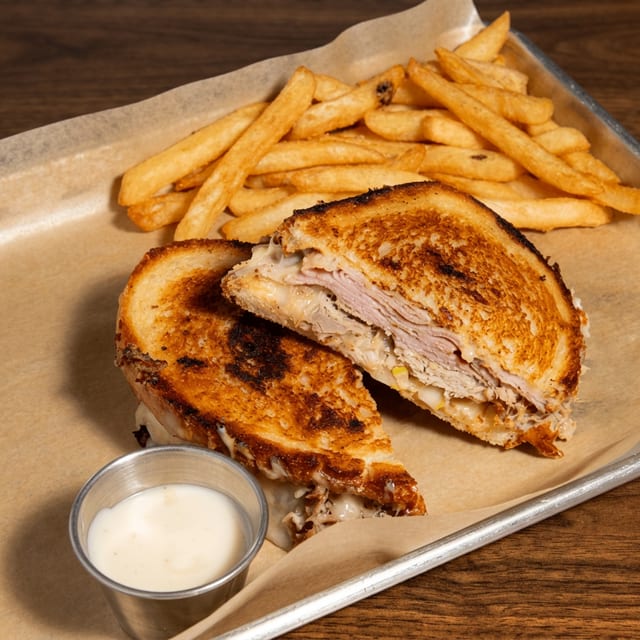 The Cubano Grilled Cheese.