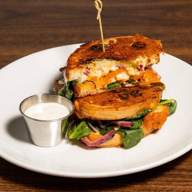 The Buffalo Chicken Grilled Cheese.