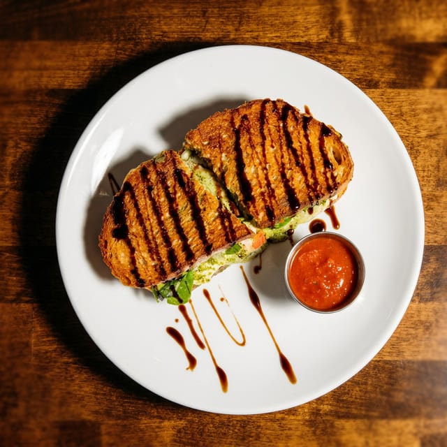 The Caprese Grilled Cheese.